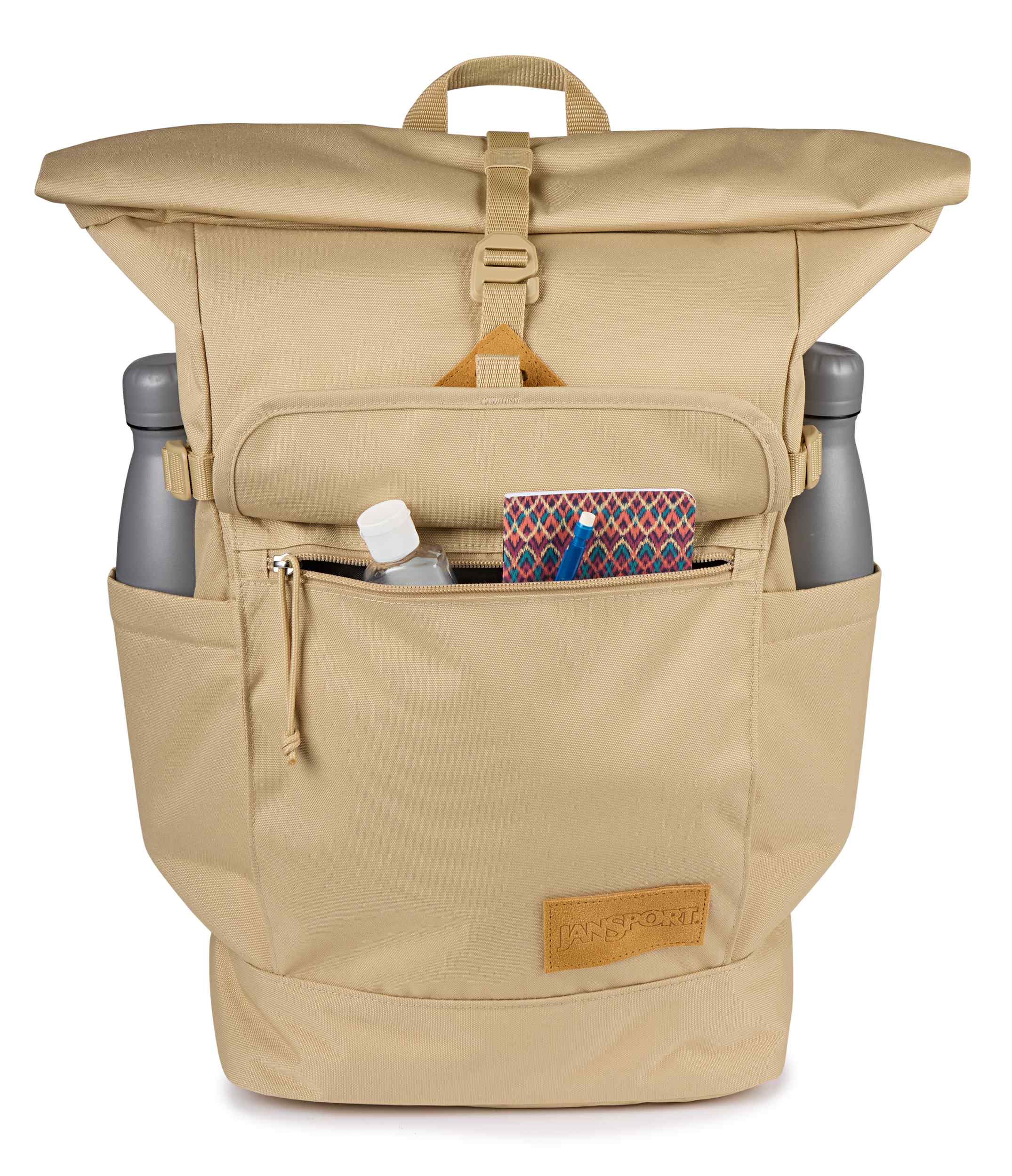 jansport-hatchet-rolltop-rucksack-travertine-mit-laptopfach image 6